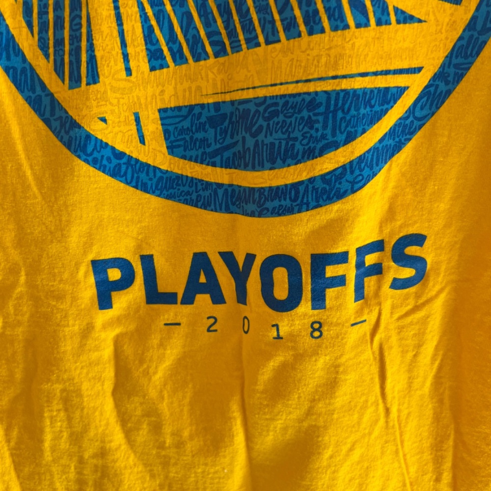 Golden State Warriors- 2018 Playoffs Strength in Numbers Tee- Adult size XL - Picture 6 of 9